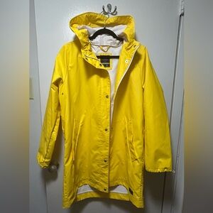 Yellow Abercrombie & Fitch Raincoat